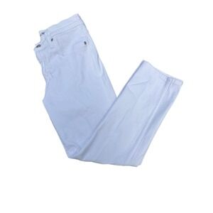 J.Crew Women’s Size 27 White Straight Leg Jeans Mid Rise Classic 5 Pocket Denim